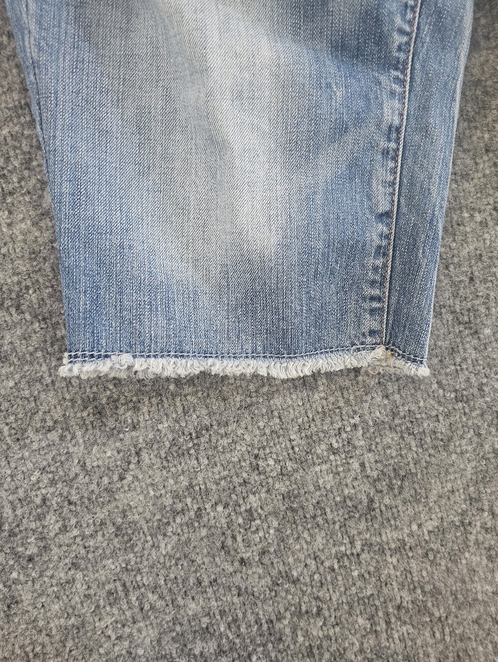 Lucky Brand Blue Denim Cutoff Long Shorts - Picture 4 of 6